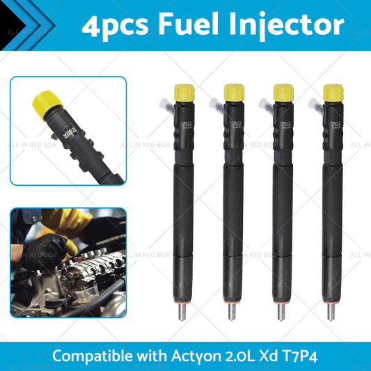 4PCS Fuel Injector EJBR04501D A6640170121 Suitable For Actyon 200 Sports 2. 0 Xdi-1