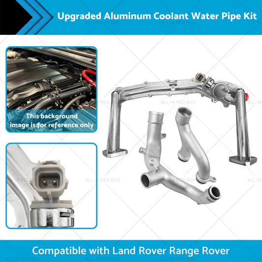 Upgraded Aluminum Coolant Water Pipe Kit Suitable for Land Rover Range Rover 3L-1