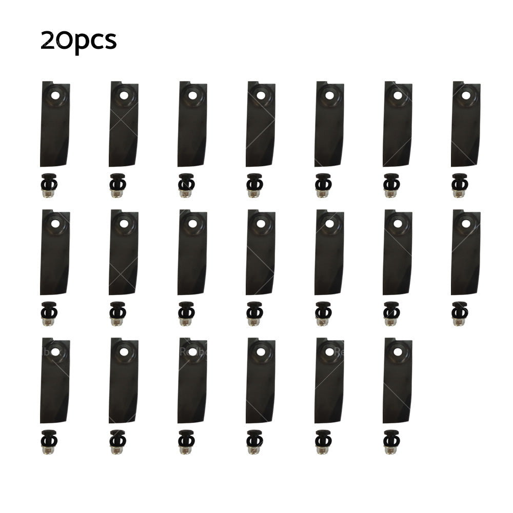 5/10/20x Lawn Mower Blades and Bolts For Honda19 Mowers HRU196 HRU195 HRU194-6
