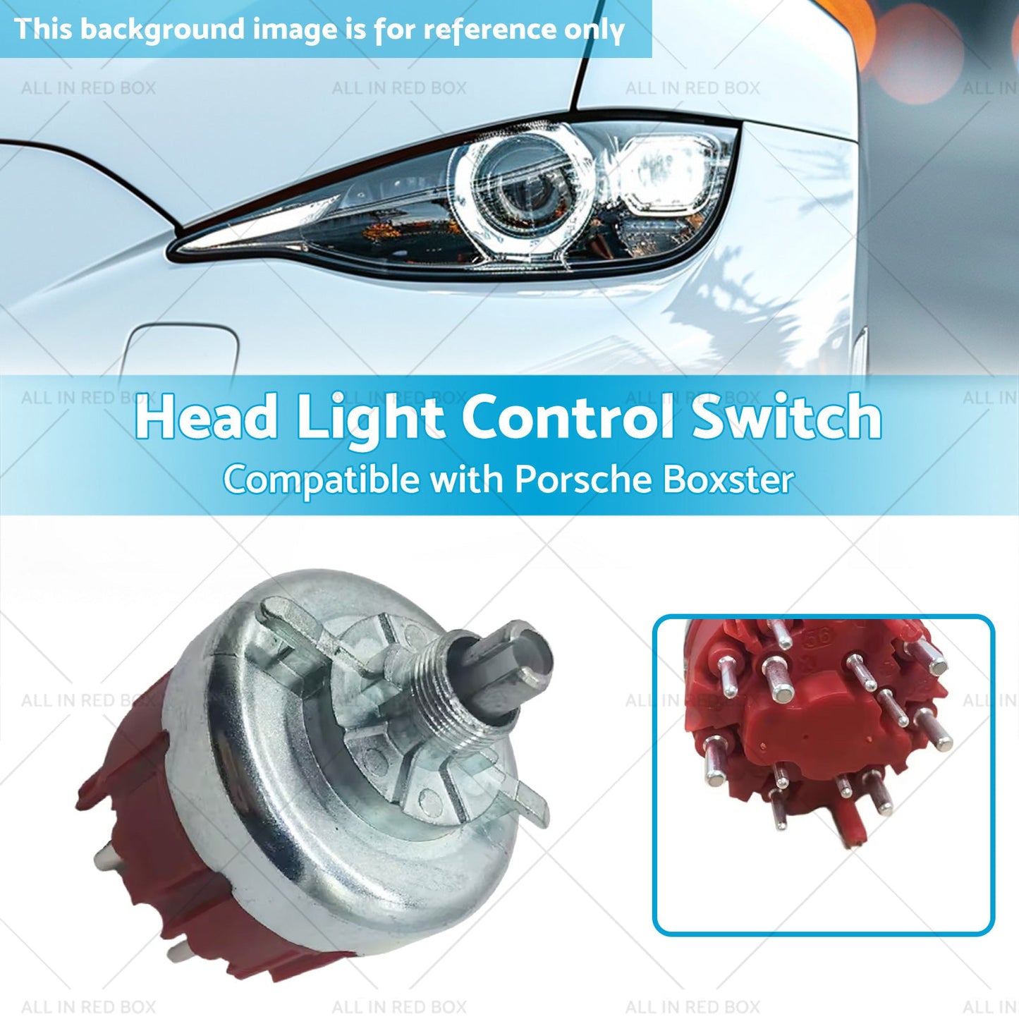 Head Light Control Switch Suitable for 97-04 Porsche Boxster Porsche 911 99-05-2