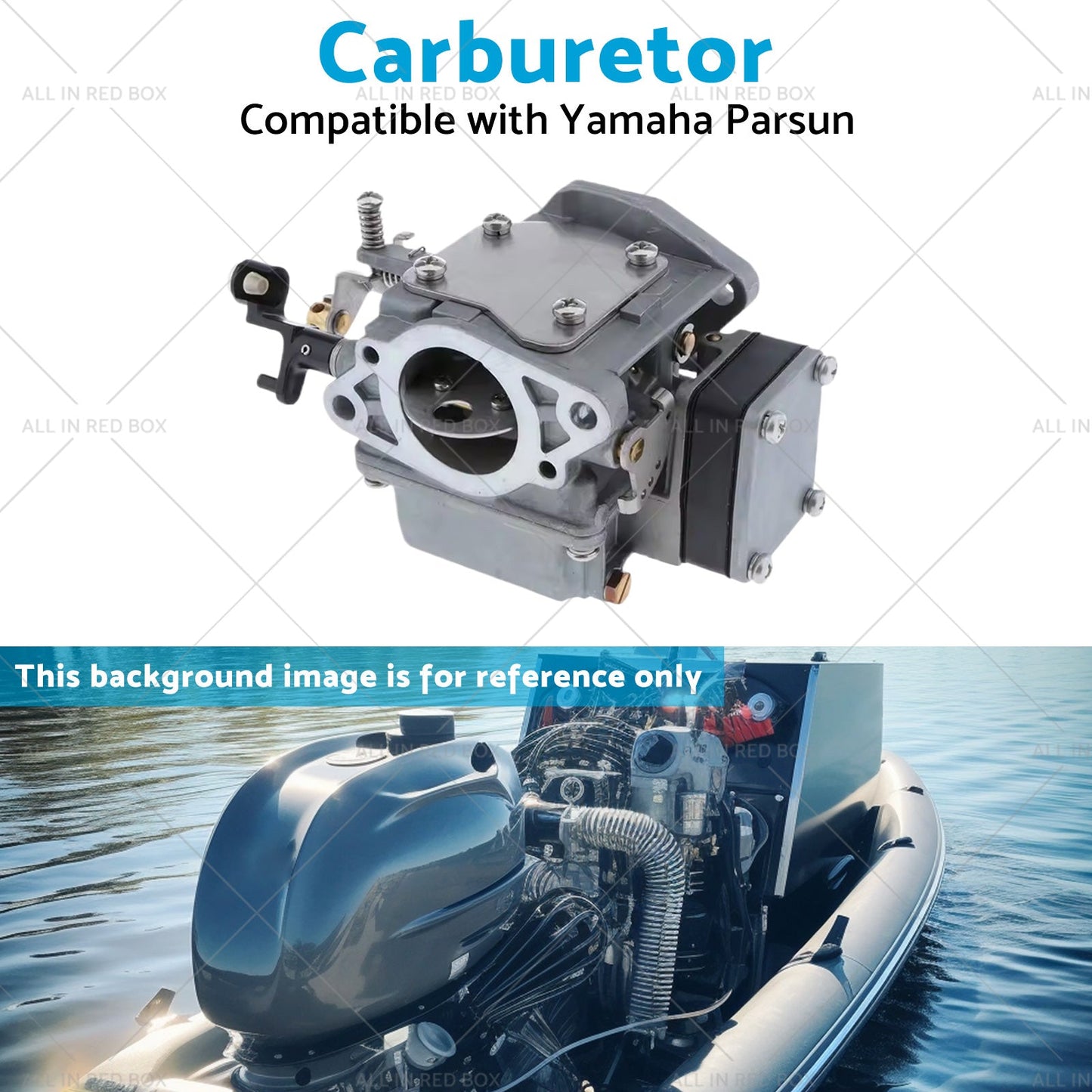 63V-14301-10 Carburetor Suitable for Yamaha Parsun 2 Strokes 9. 9HP 15HP Motor-4