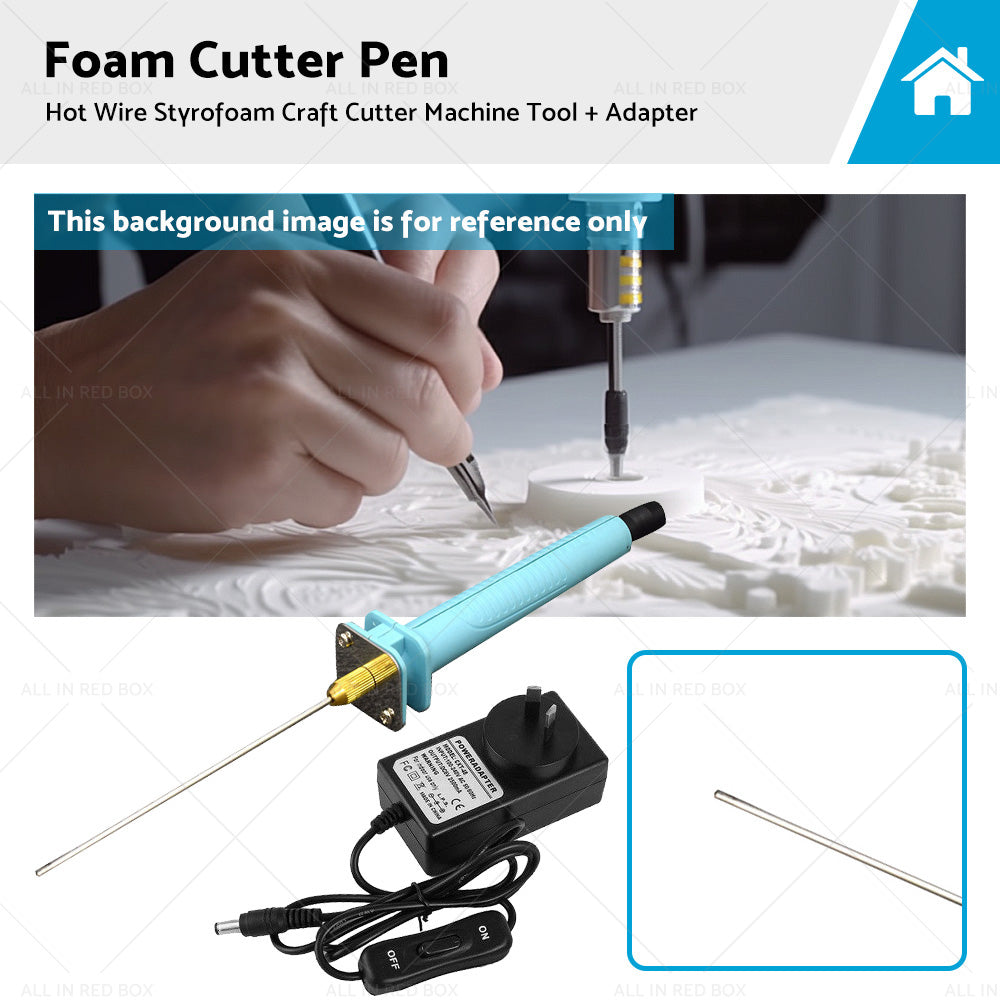 Foam Cutting Pen Hot Wire Styrofoam Craft Cutter Machine Tool Adapter AU-0