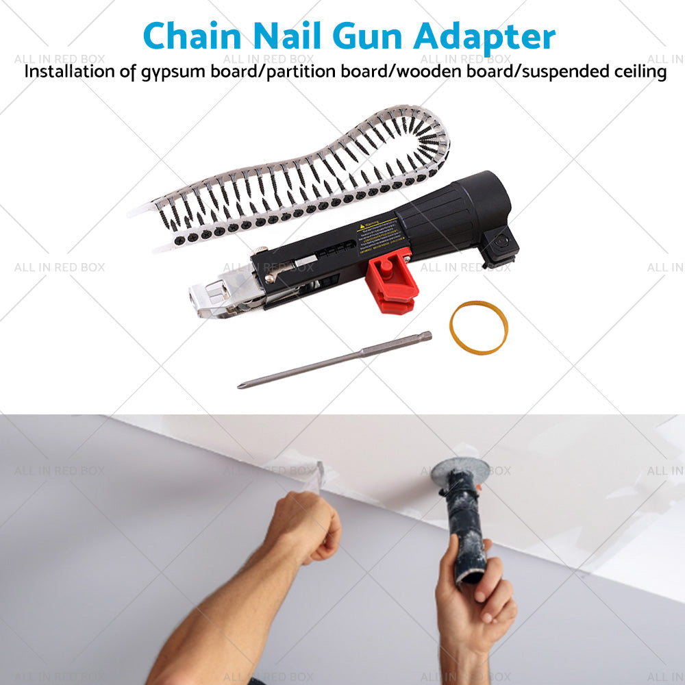Automatic Screw Chain Nail Gun Adaptor Suitable For Drill Plaster Board Drywall-2
