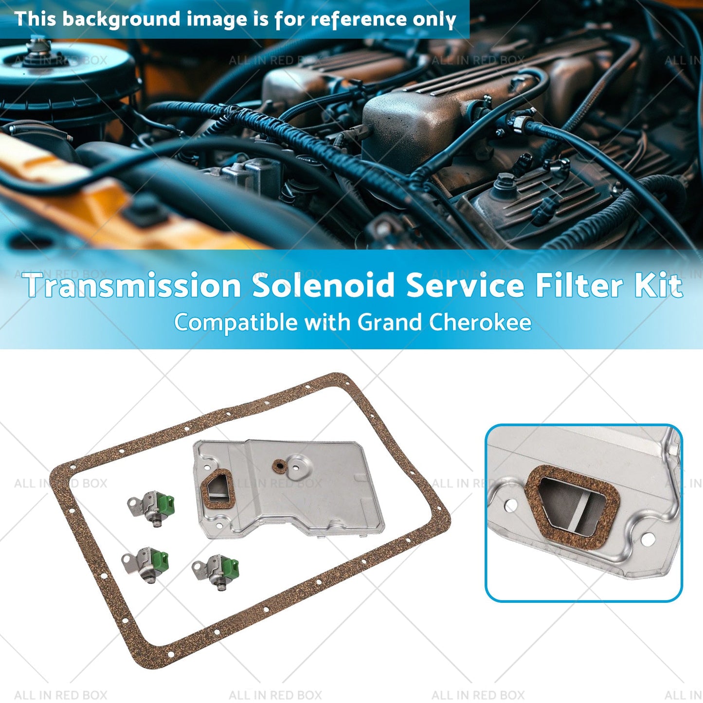 Transmission Solenoid Service Filter Kit Suitable for Jeep A340 AW4 4. 0 87-01-2