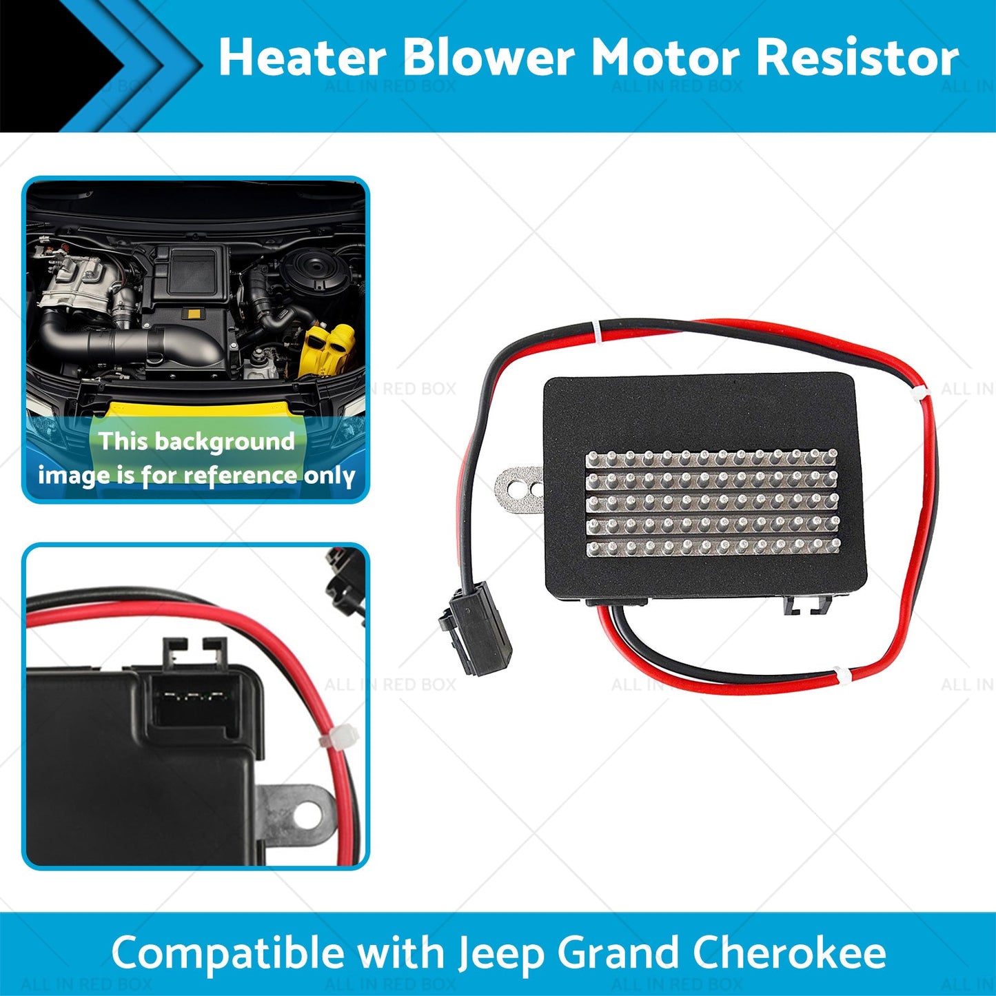 Heater Blower Motor Resistor Suitable for 5012699AA Jeep Grand Cherokee 99-04-1