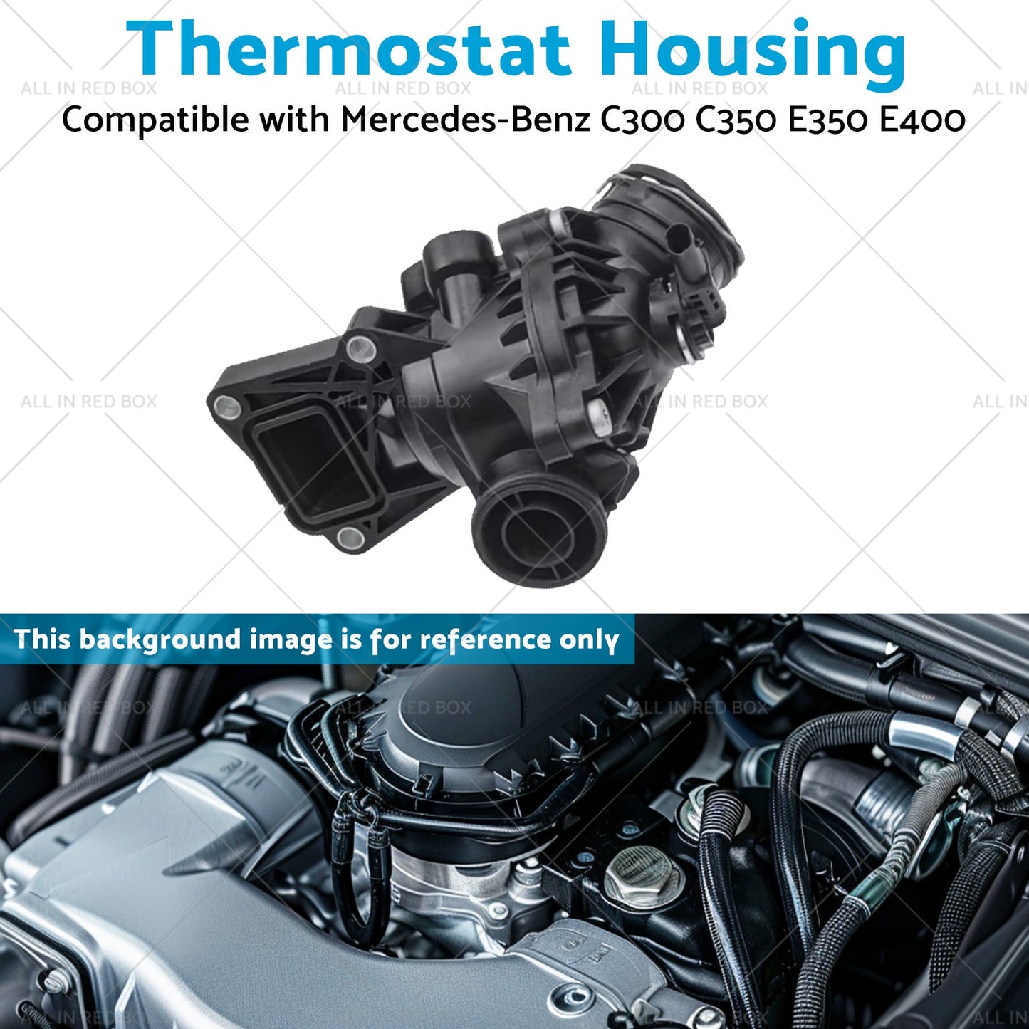 Thermostat Housing Suitable for Mercedes-Benz C300 C350 E350 E400 2762000515-4