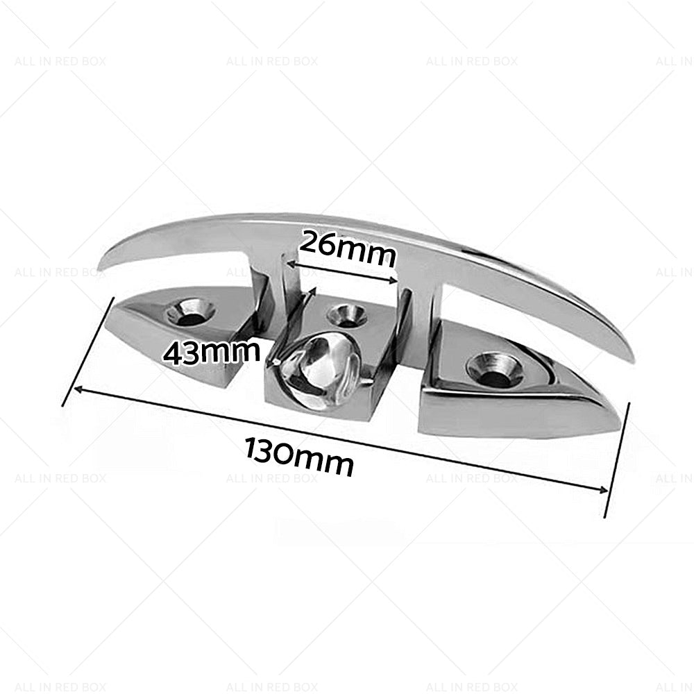 Boat Deck Foldable Cleat Portable 5 Inch Detachable Pre-drilled Cleats Part-3