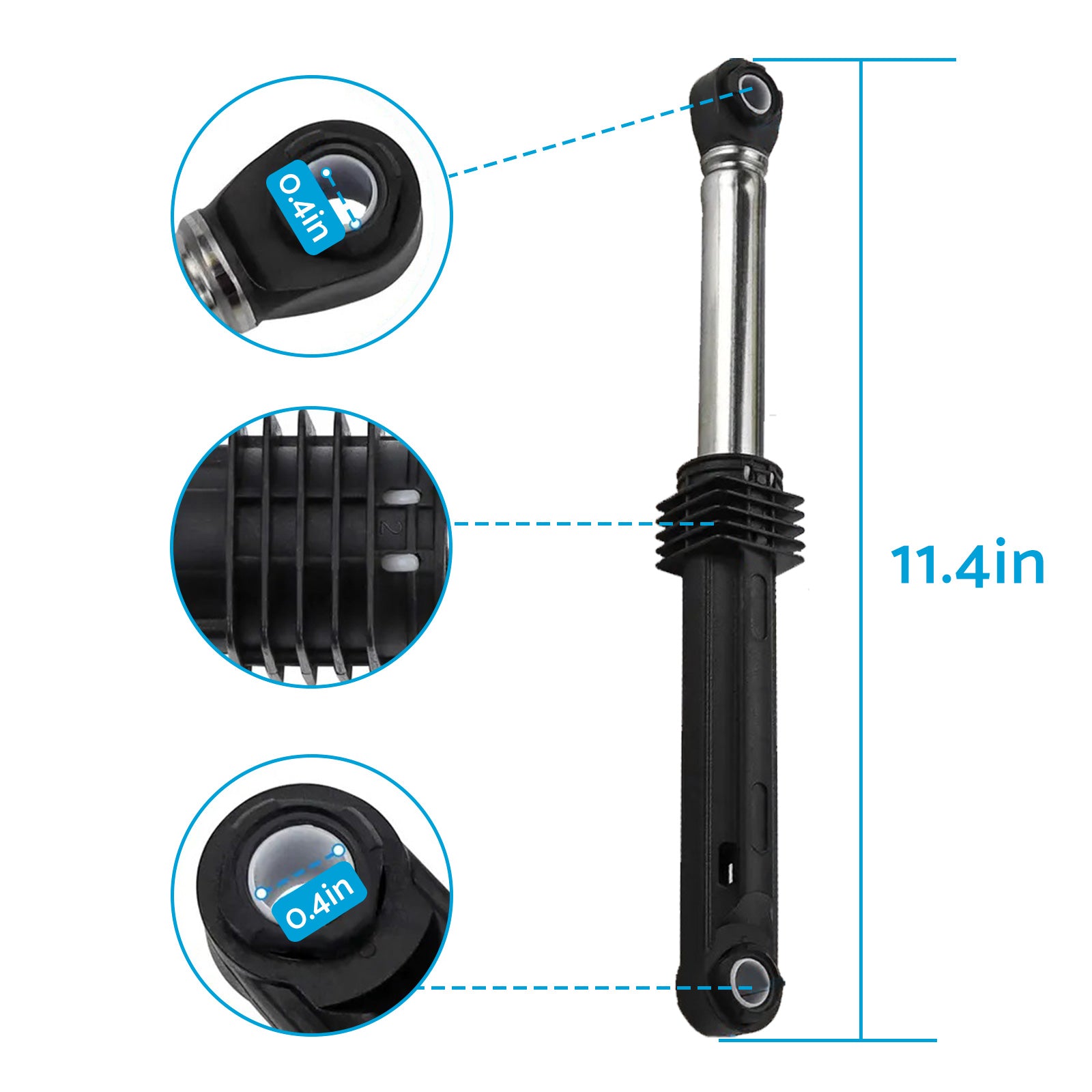3x Shock Absorber Suitable For LG, Kenmore Elite Washer ACV72909503 ACV72909501-4