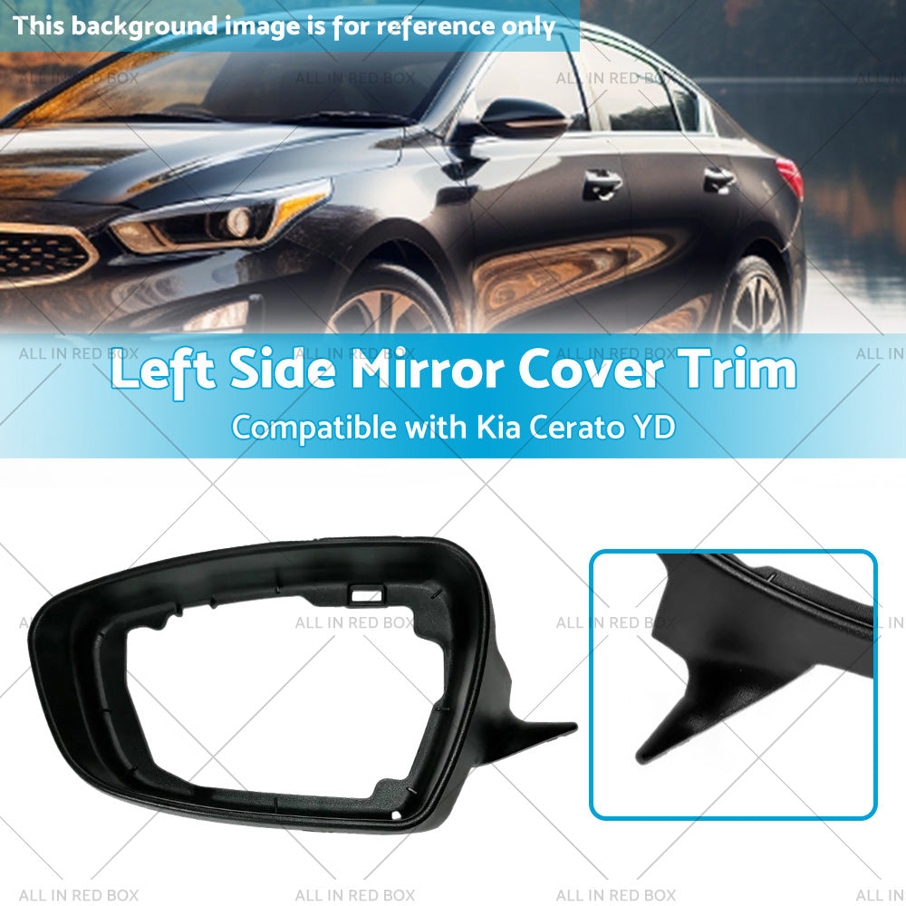 Left Side Mirror Cover Trim Suitable for ?Kia Cerato YD 2013-2018 Matte Black-2