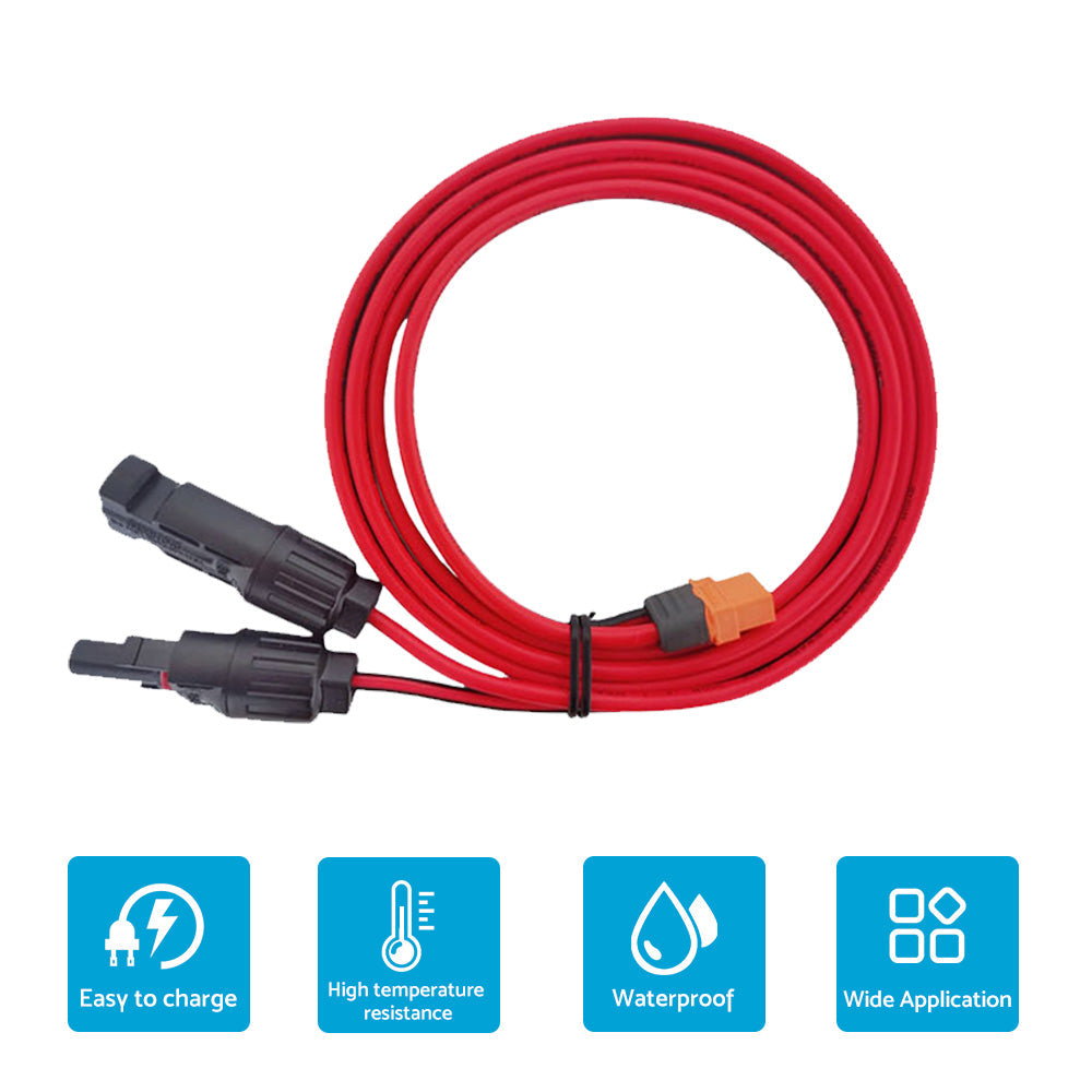 Solar Connector to XT60i Adapter Cable Solar Panel XT60i-F Extension Cable-2