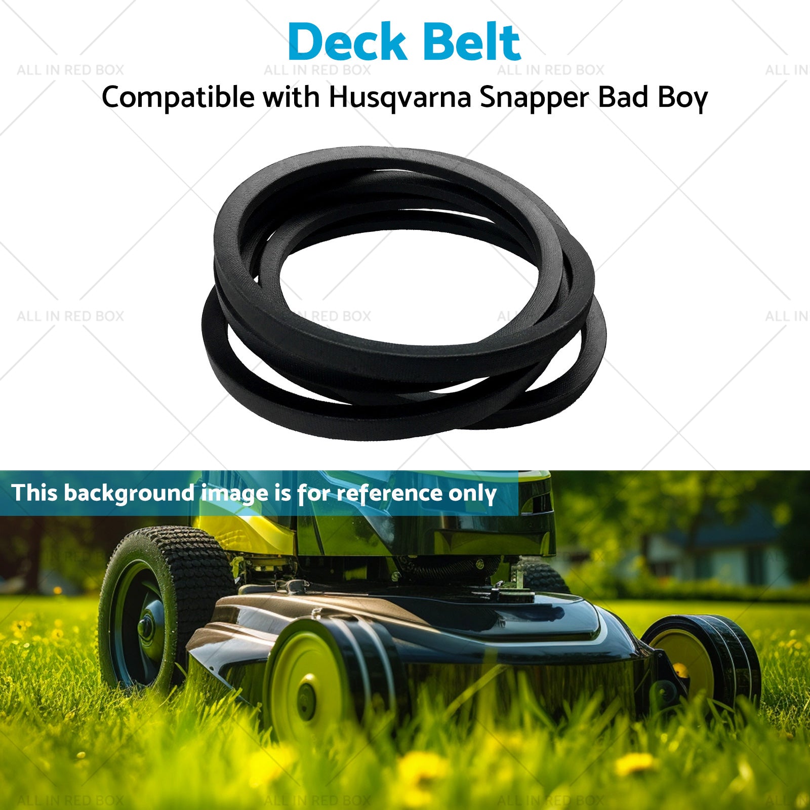 Deck Belt Suitable for Bad Boy 5100893 600929 Husqvarna 539132002 Snapper 132002-3