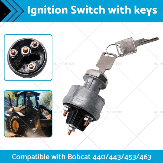 Ignition Switch With Key SuitableFor Bobcat Loaders 440 530 632 730 741 6665606-1