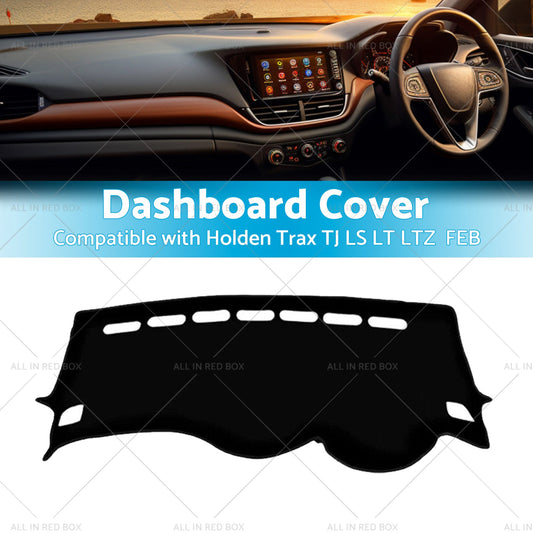 Non-Slip Dash Mat Suitablefor Holden Trax  TJ LS LT LTZ MY17 FEB 2017-2019 Black-1