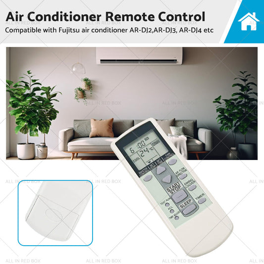 A C Air Conditioning Remote Control Suitable for Fujitsu AR-DJ2 DJ3 DJ4 DJ8 DJ9-0