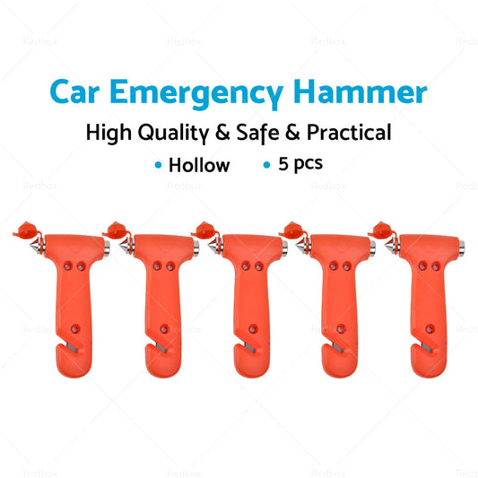 5x Emergency Safety Hammer Breaker Car Cutter Window Belt 2 in 1 Tool Bus Glass-1