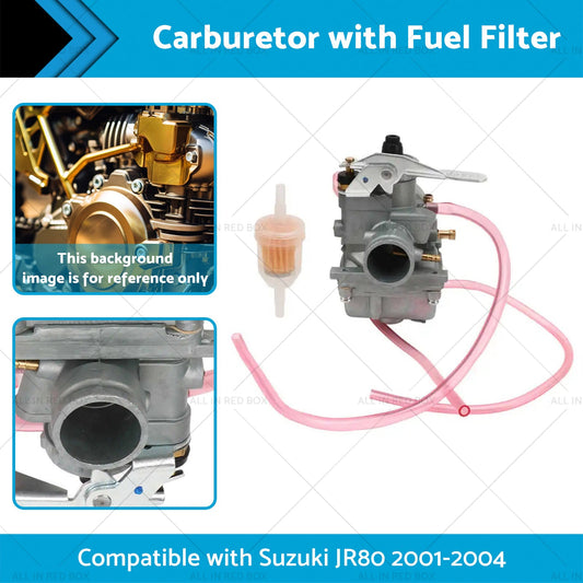 1x Carburetor with Fuel Filter Assembly Suitable for Suzuki JR80 2001-2004 Bike-1