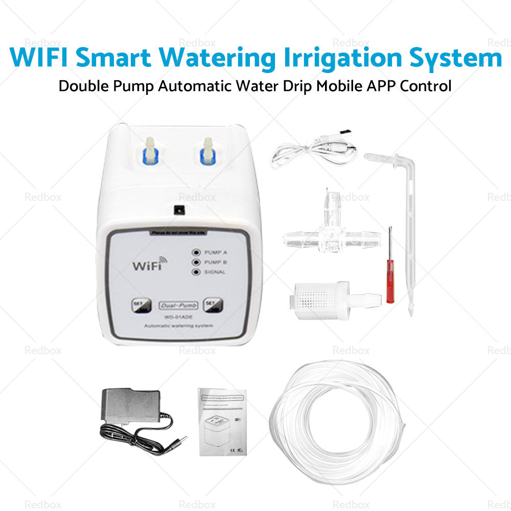 WiFi Control Watering System Double Pump Automatic Water Drip Mobile APP Control-2