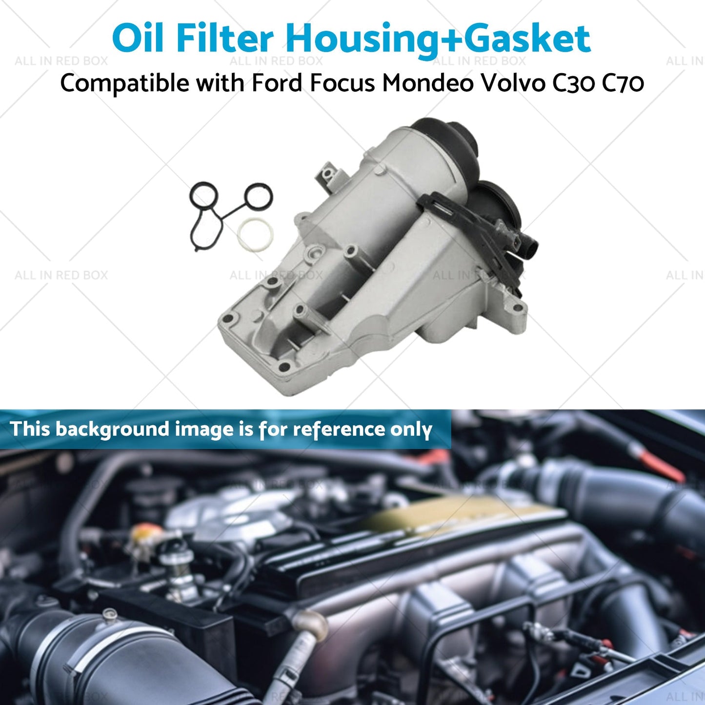 Valve Oil Trap Oil Filter Housing Suitable for Volvo C30 C70 V50 04-15 31338685-4