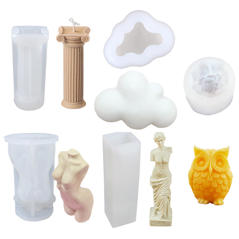 Snowflake Silicone Pendant Mold Making Jewelry Resin Necklace Mould Craft DIY 3D-64