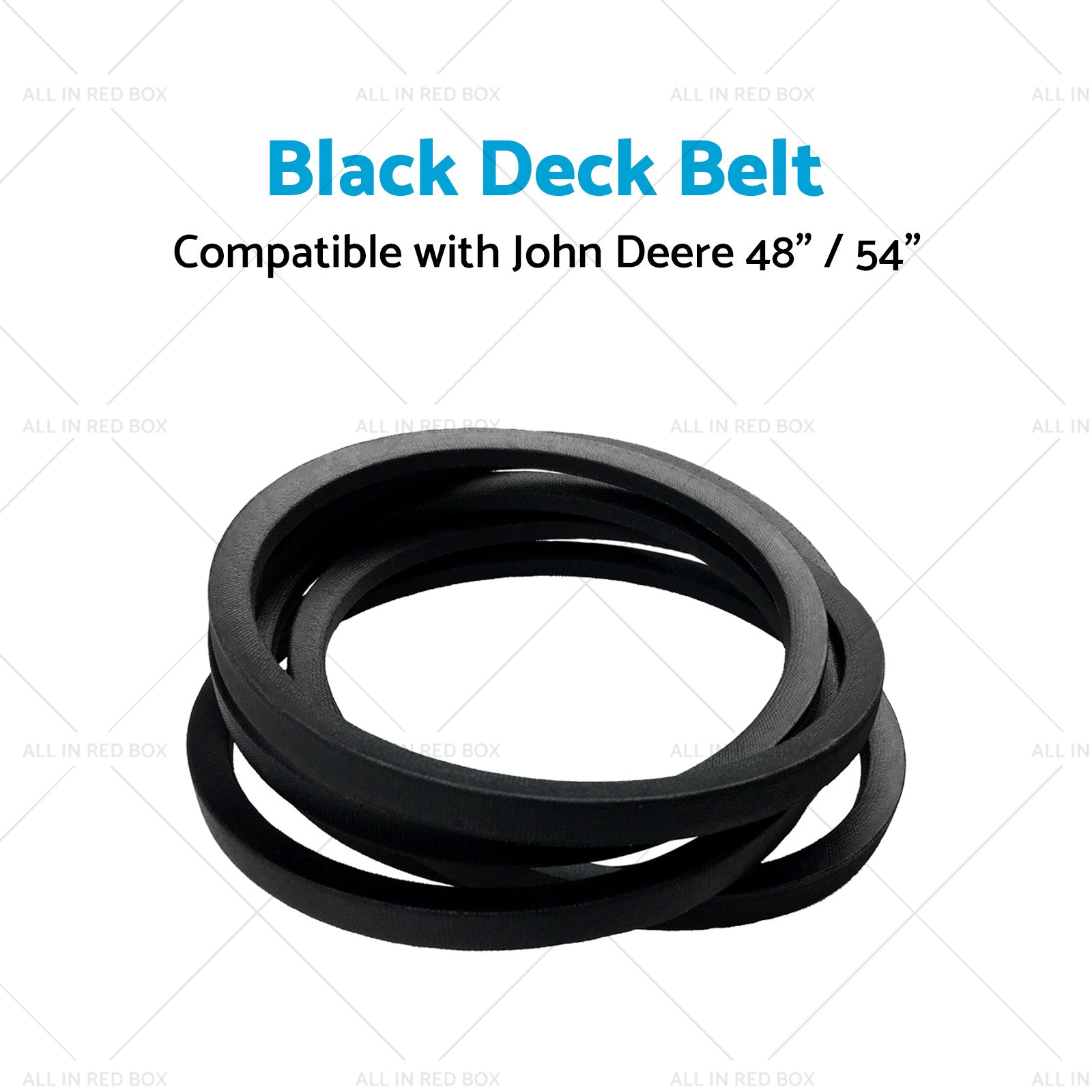 Black Deck Belt Suitable for John Deere M154296, M158131 Z425 Z435 Z445 54inch 48inch-2