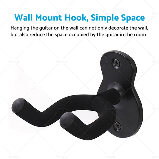 Guitar Hanger Display Wall Mount Holder Hook Rack Bracket Padded Instrument-1