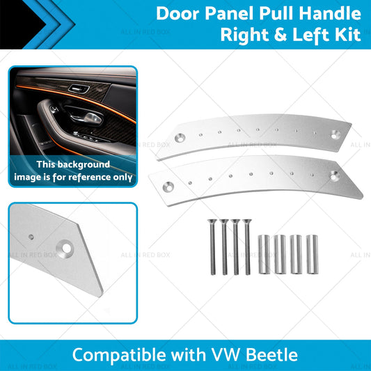 Aluminum Door Panel Pull Handle Right and Left Kit Suitable For VW Beetle 1998-2010-1