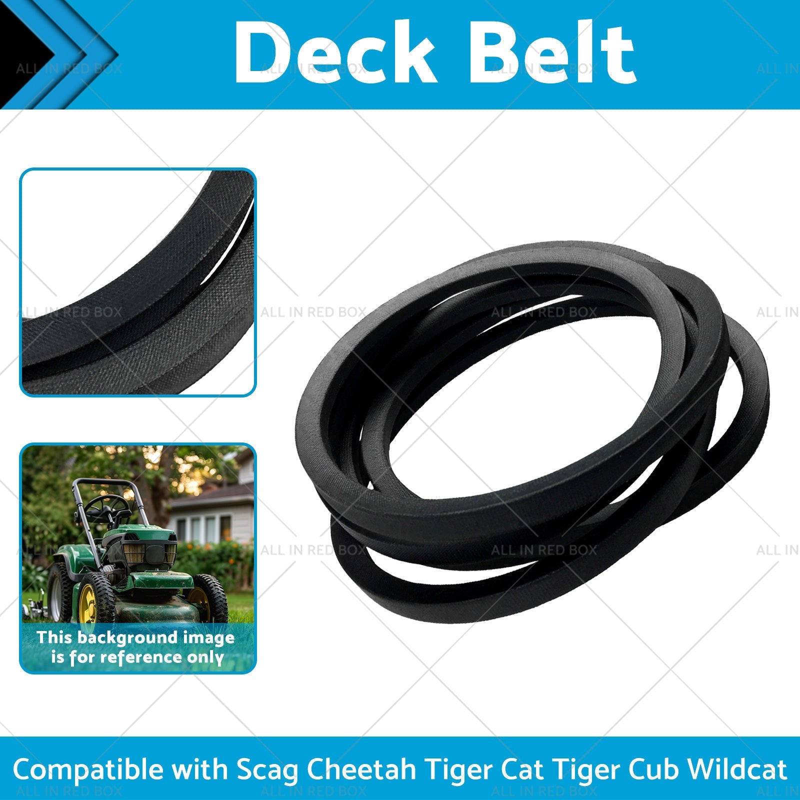 Deck Belt Suitable for Scag Cheetah Tiger Cat Tiger Cub Wildcat 483241-1