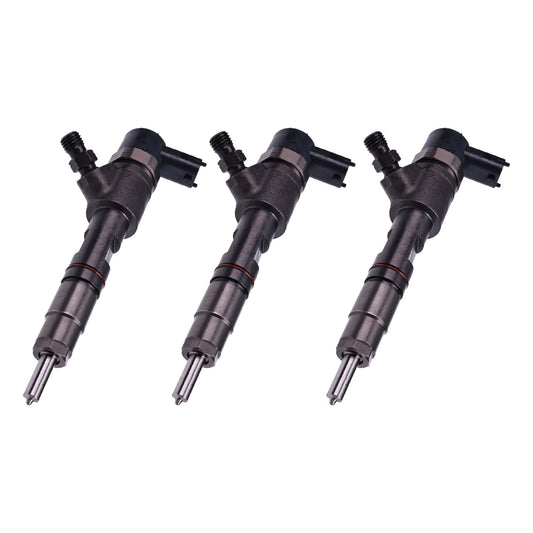 Fuel Injectors 3x Suitable For Kubota V1803 / V2403 Engine Tractor MX5200F / L3301DT-1