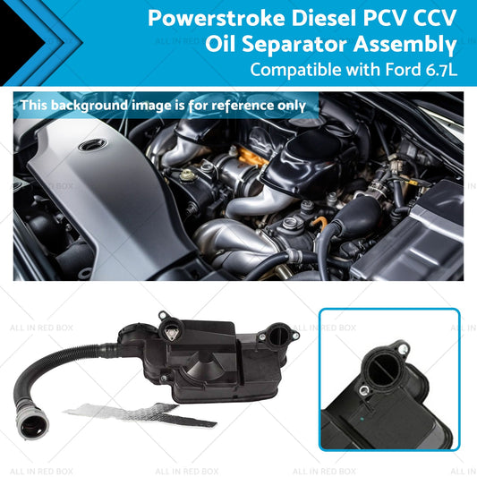 Powerstroke Diesel PCV CCV Oil Separator Assembly Suitable for 11-16 Ford 6. 7L-0