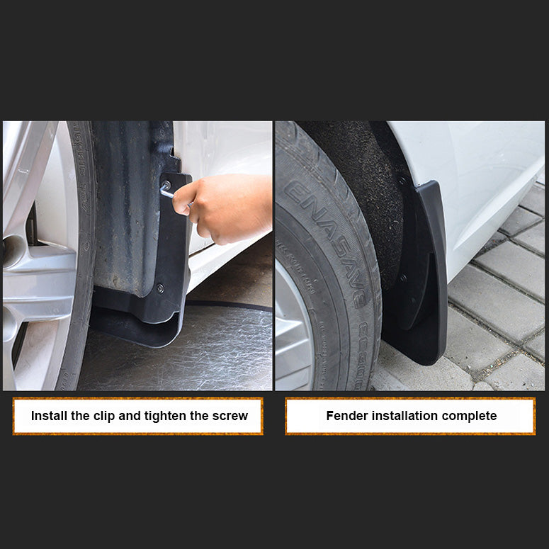 For MG ZS 2018 - Onward 4Pcs Splash Guard Fenders Mud Flap Mudguards Front Rear-3