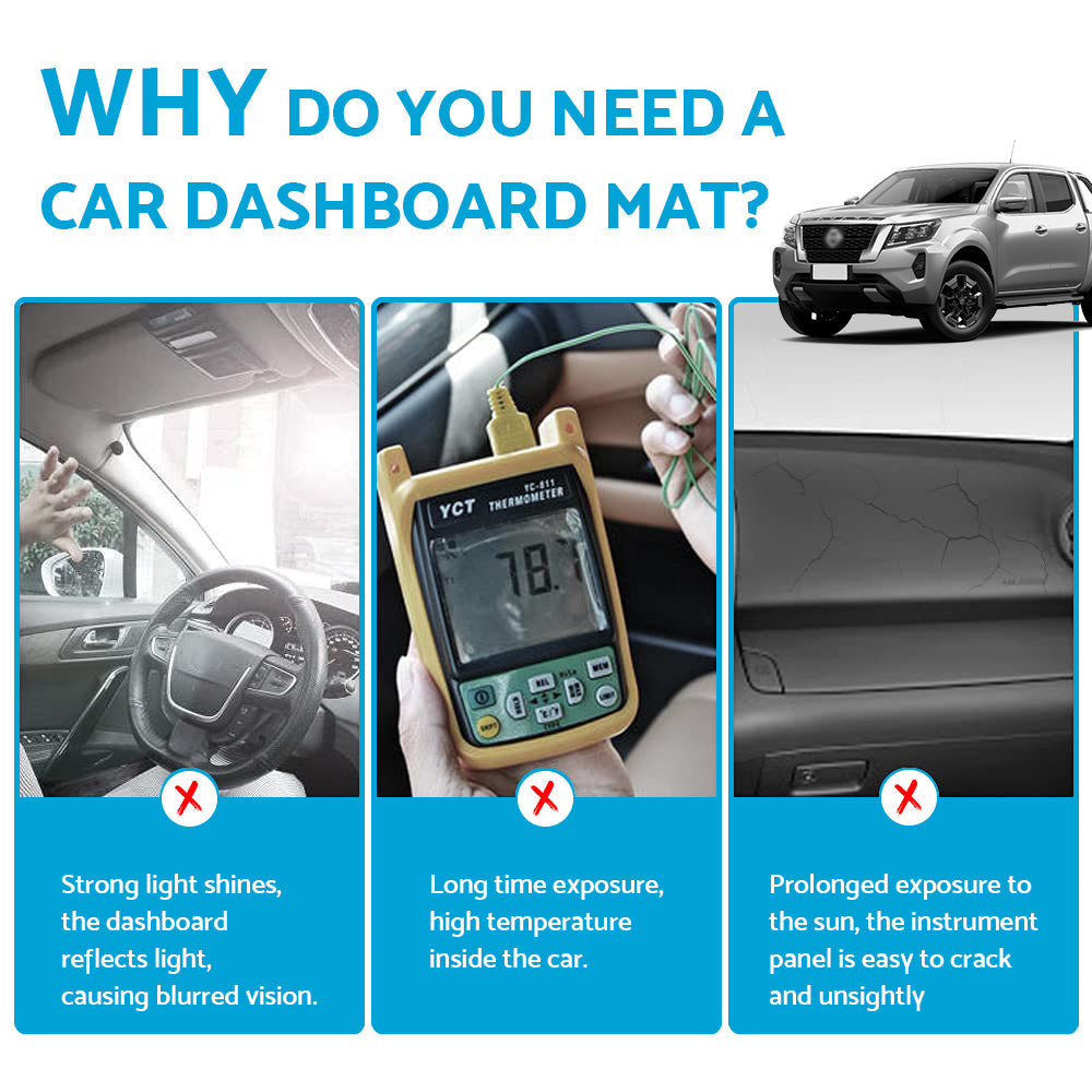 Dash Mat Suitable For Subaru Impreza Sedan 2007-2011 – Non-Slip Dashboard Sun Cover-4