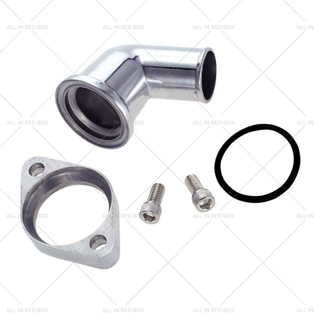 15Degree Polished Swivel Thermostat Housing Water Neck Suitable for Chevy Engine-0