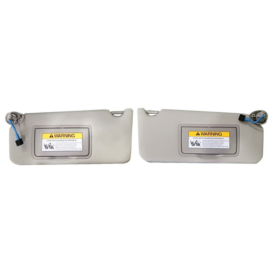 Pair Sun Visor w/ Light & Mirror Suitable For Honda Accord 83280TA5A51ZA 08-17-0