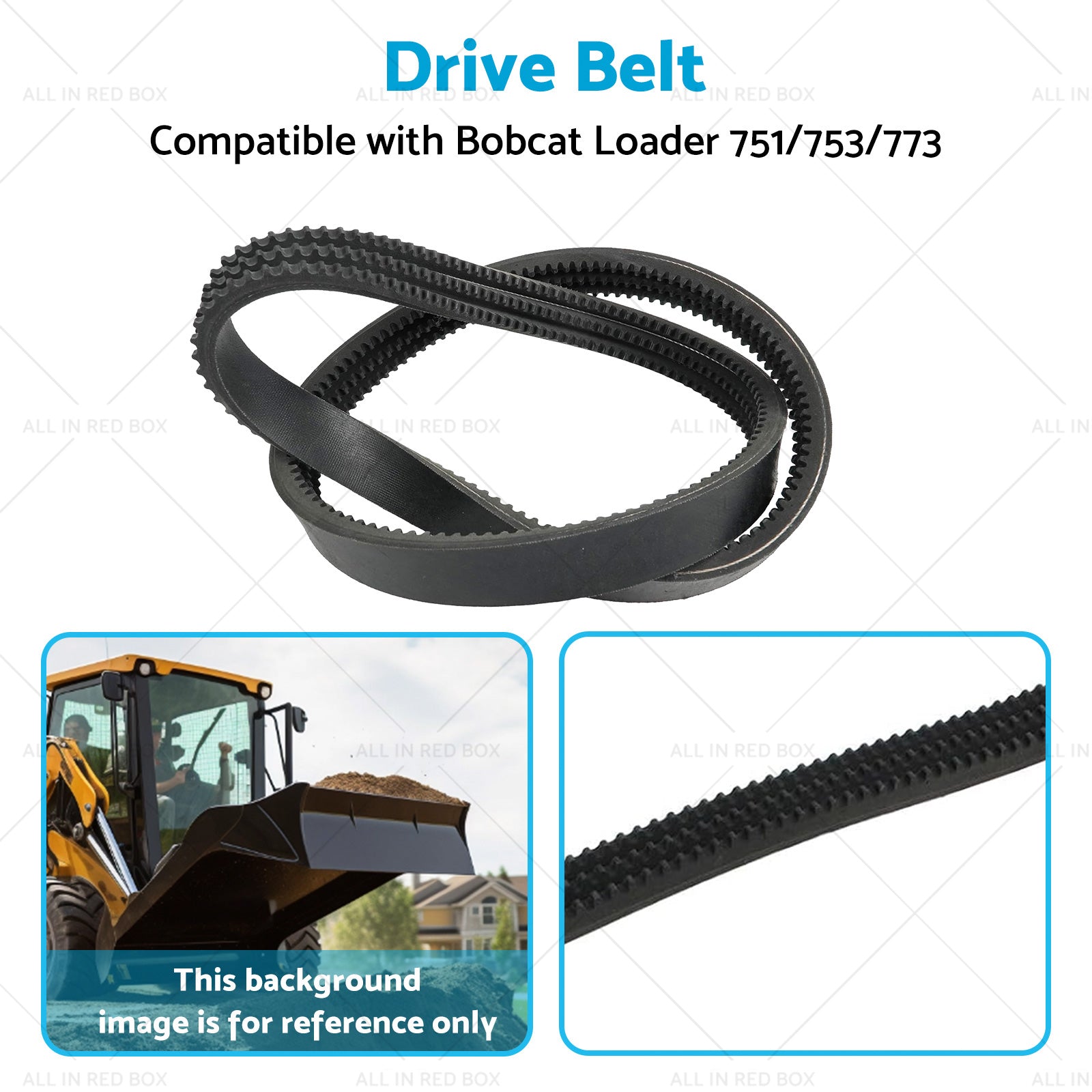 Hydraulic Pump EPDM Drive Belt Suitable for Bobcat 6672021 430 435 751 753 773-4