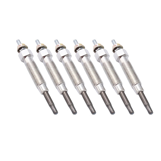 6x Glow Plugs Suitable For Nissan Patrol GU Y61 1997-2000 RD28Ti 2.8L Turbo Diesel 6Cyl-0
