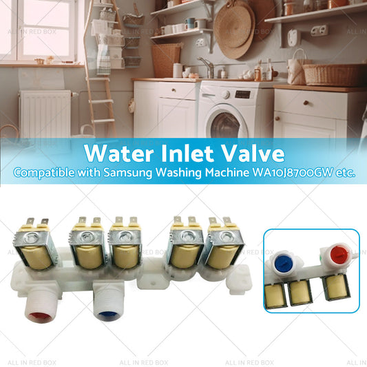 5 Way Inlet Valve Suitable for Samsung Washing Machine WA10J8700GW DC97-15459K-1