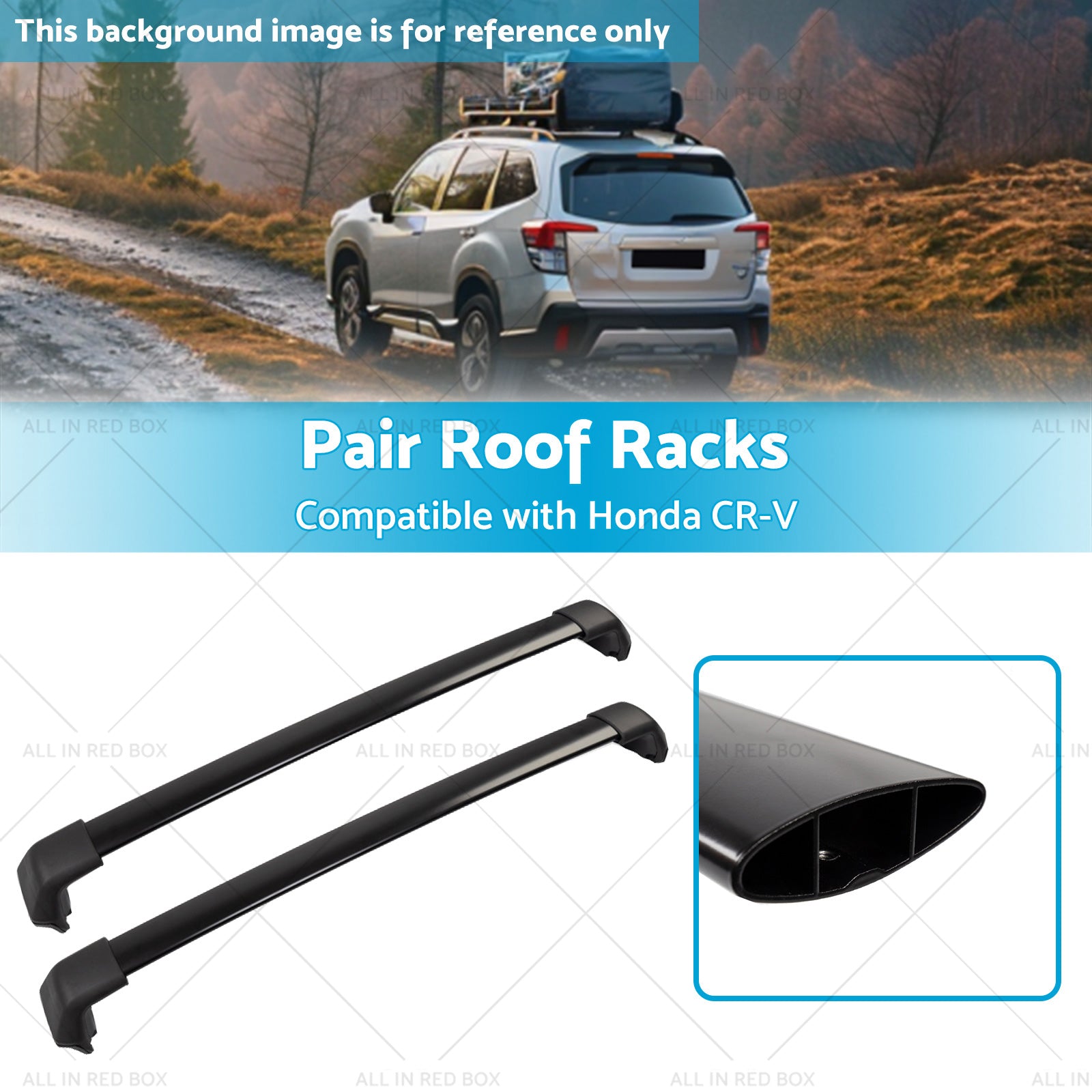 2PCS Roof Rack Cross Bar Suitable for Honda CR-V 2012-2016-2