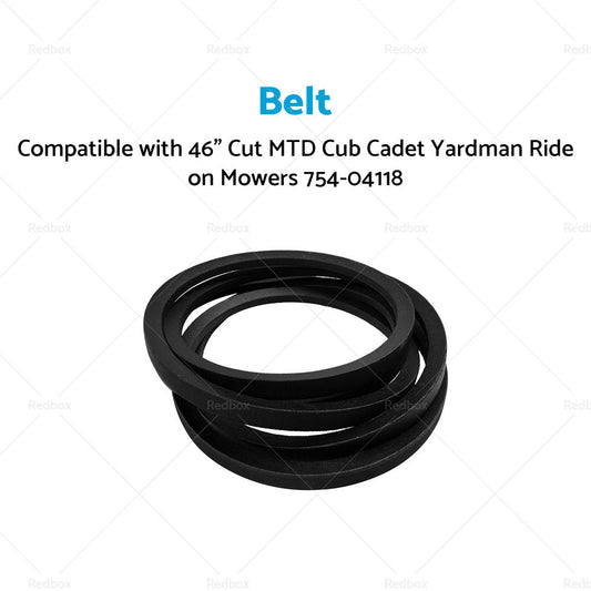 Deck Belt Suitable For 46inch Cut MTD Cub Cadet Yardman Ride on Mowers 754-04118-1