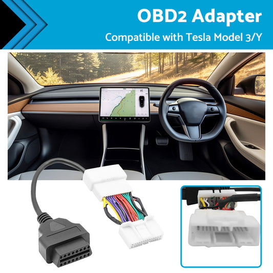OBD2 Adapter For Scan All OBD2 Protocol Suitable for Tesla Model 3 Model Y 2019--0