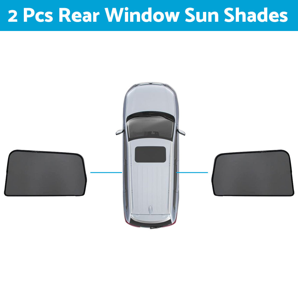 Car Window Sun Shade Magnetic Mesh Suitable For Mitsubishi Outlander 2013-2022-7