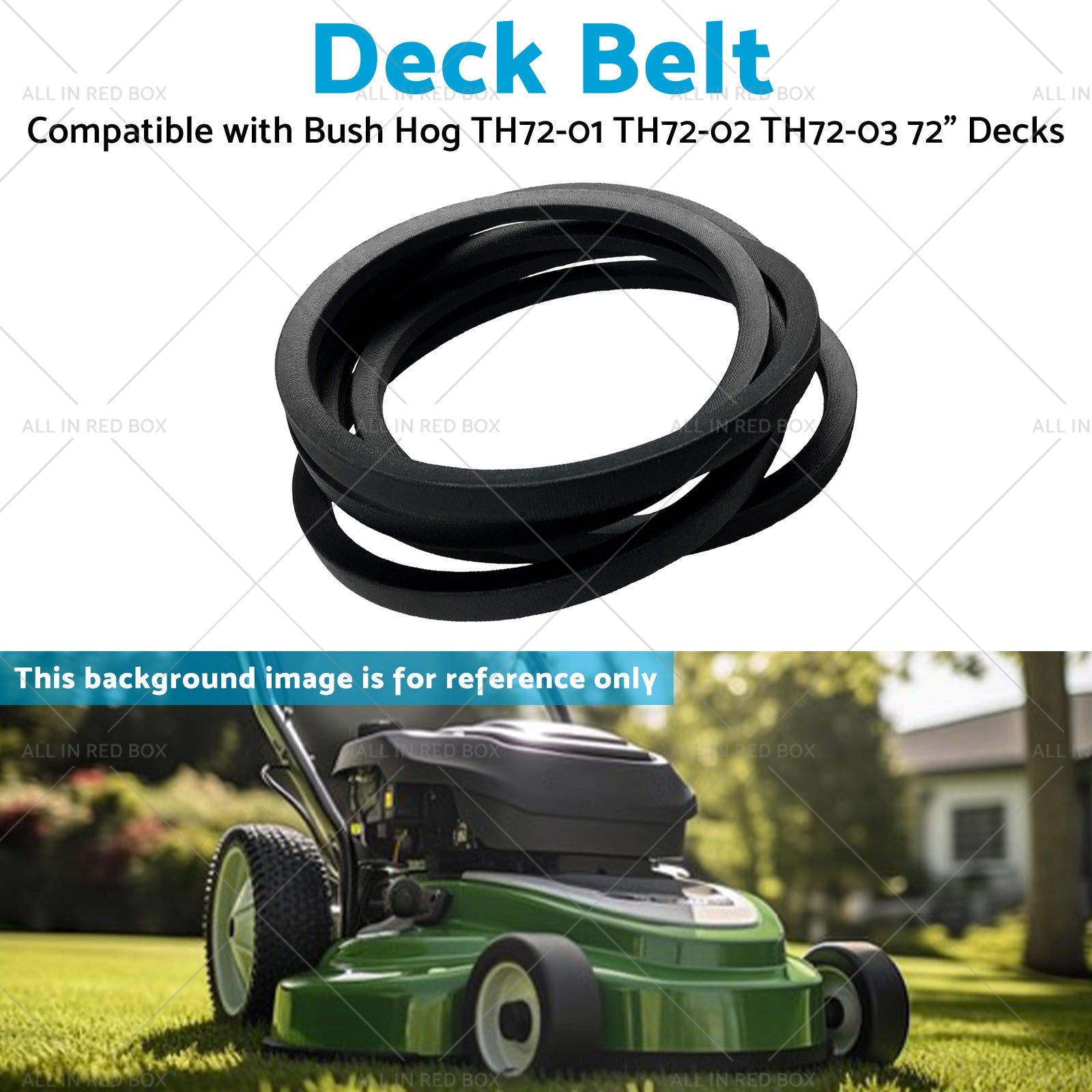 Deck Belt Suitable for Bush Hog TH72-02 TH72-03 TH72-01 72 inch  Decks-3
