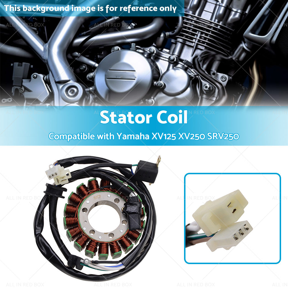 New Stator Coil Suitable For Yamaha XV125 Virago 125 XV250 SRV250 Renaissa XT600-2