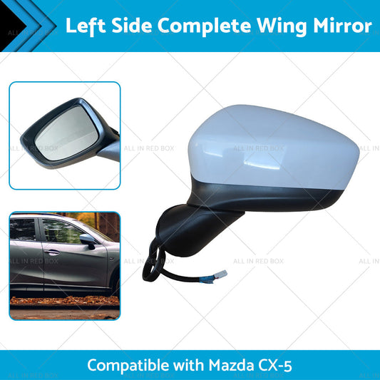 Door Wing Mirror Suitable for Mazda CX-5 2012-2014 Left Passenger Side LH NEW-1