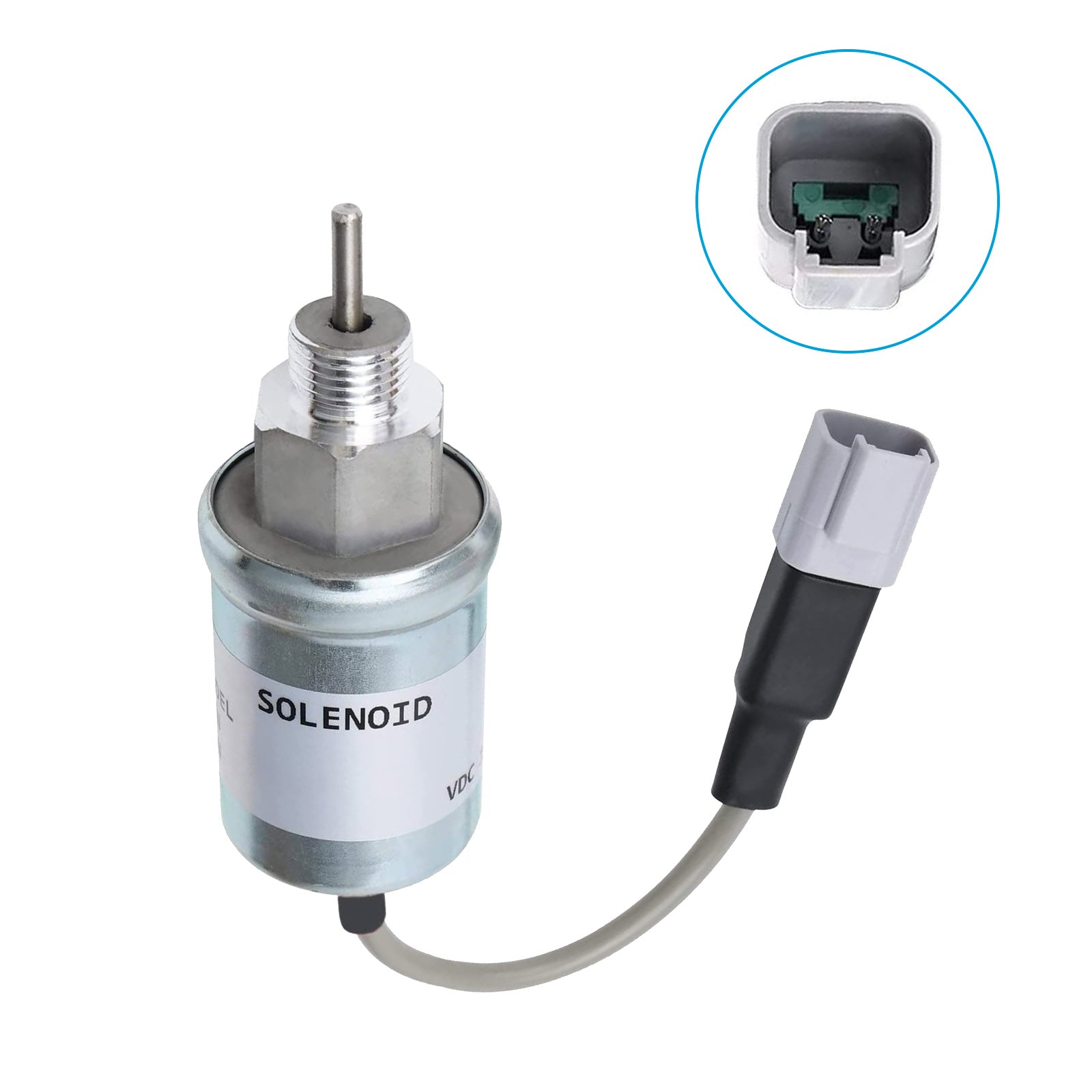 Fuel Cut-Off Solenoid 12V Suitable For Engine 3024 / 3024C / 3011C / 3013 / 3013C-4