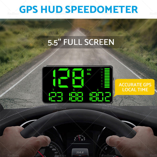 5.5'' Speedometer Odometer Display MPH KMH with Over Speeding Alarm Universal-0