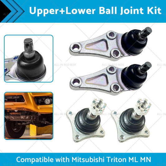 4pcs UpperLower Ball Joint Kit Suitable for Mitsubishi Triton ML MN UTE 4WD RWD-1