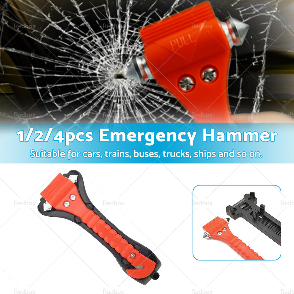 Car Emergency Hammer Window Glass Breaker Seat Belt Cutter Safety Escape Tool-2
