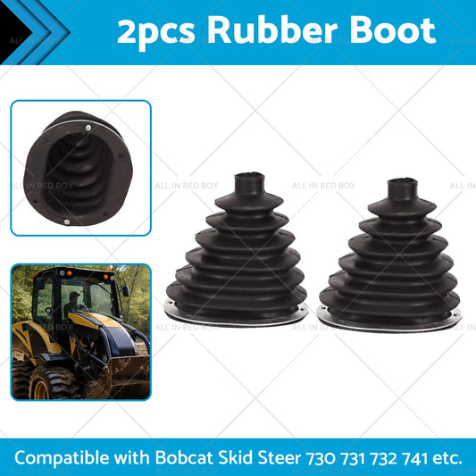 2x Rubber Steering Arm Boots for Bobcat 553 630 631 632 641 642 643 645 653 730-1