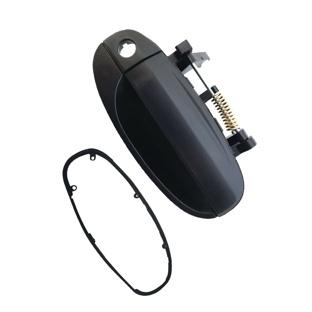 Front Outer Right Hand Door Handle Black Suitable For Holden Barina TK Hatch 2005-2011-2