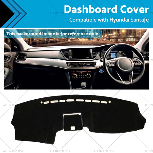 RHD Non-slip Dash Mat Suitable For Hyundai Santafe 2006-2012 Dashboard Cover-0